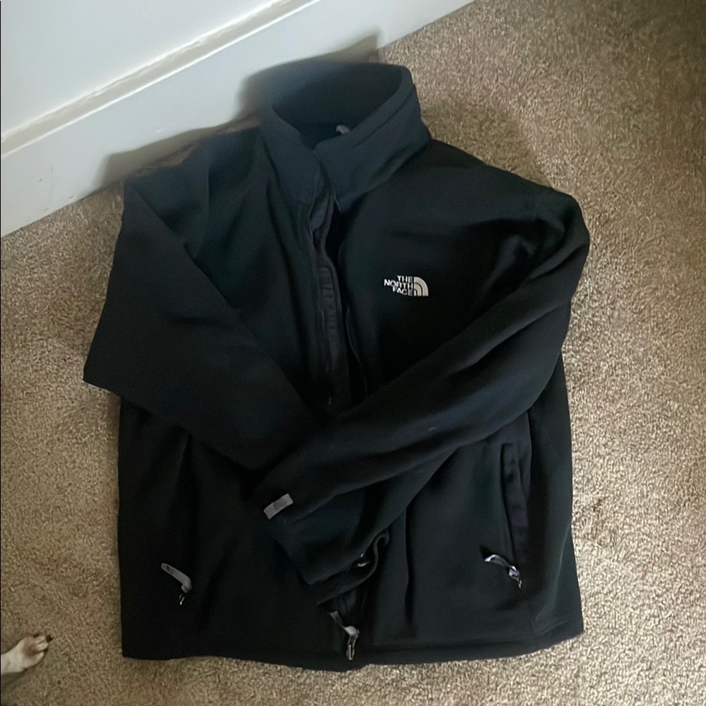 The North Face Black Performance Jacket with Stand-Up Collar